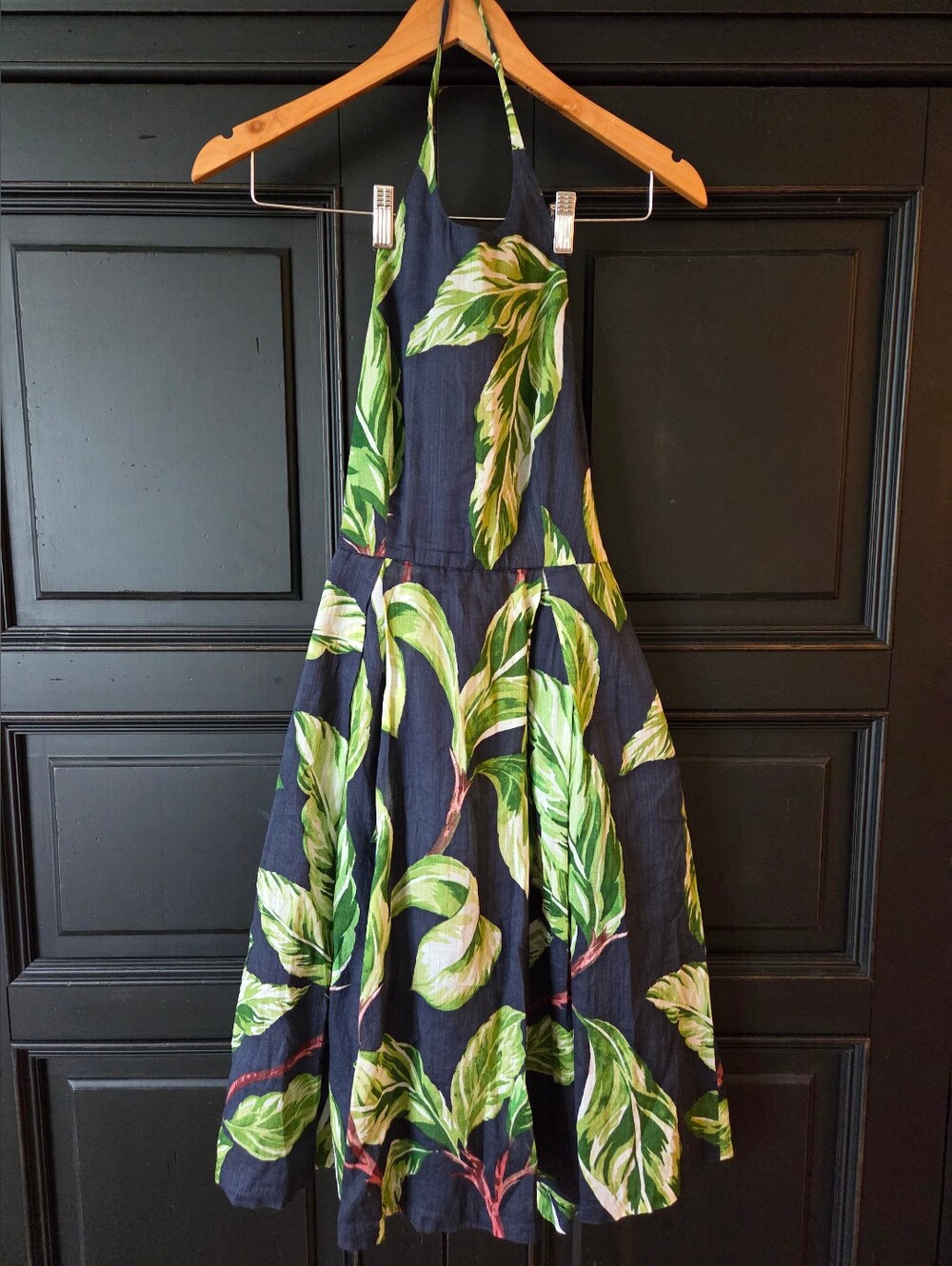 Anne Taylor Linen Blend Midi Dress